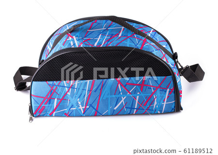 Bag for a cat and dog on an isolated white Bag for a cat and dog on an isolated white 61189512