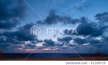 Beautiful cloudscape over Black sea Beautiful cloudscape over Black sea 61189719