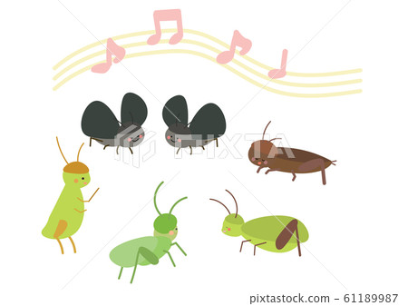 Autumn insects illustration Autumn insects illustration 61189987