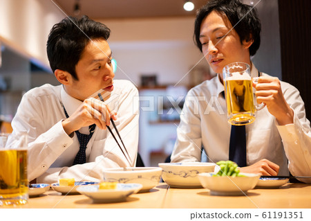 Businessman izakaya get drunk drunk beer Businessman izakaya get drunk drunk beer 61191351