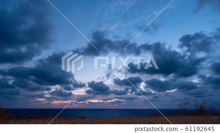 Beautiful cloudscape over Black sea Beautiful cloudscape over Black sea 61192645