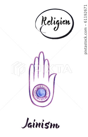Religious sign-Jainism 61192671