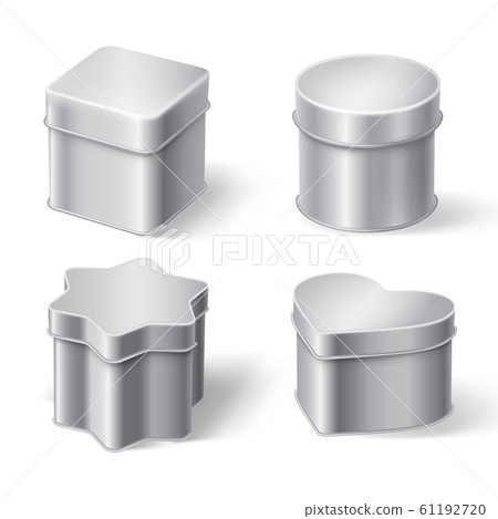 Metal tin boxes for tea, coffee or candies 61192720