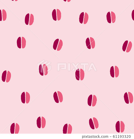 Pattern coffee beans pink pink red Pattern coffee beans pink pink red 61193320