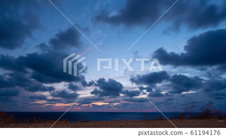 Beautiful cloudscape over Black sea Beautiful cloudscape over Black sea 61194176