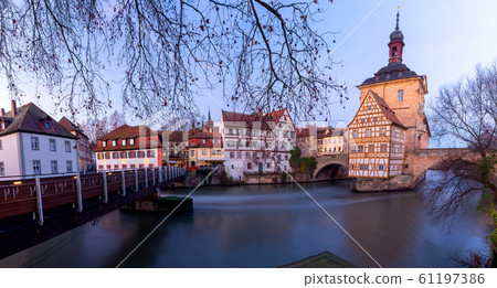 Bamberg. City Hall on the bridge. 61197386