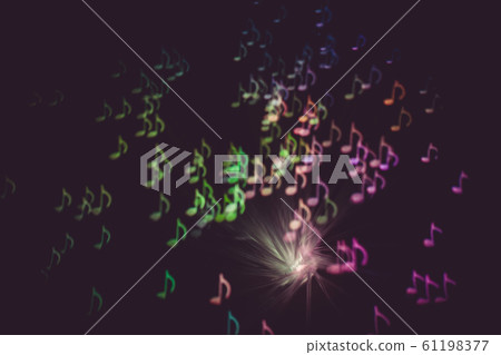 Abstract Notes Shape Bokeh 61198377