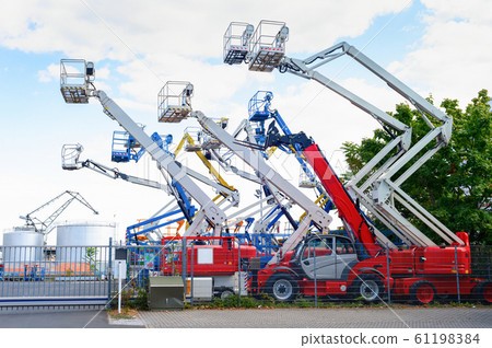 Aerial platform cranes, industrial equipment Aerial platform cranes, industrial equipment 61198384