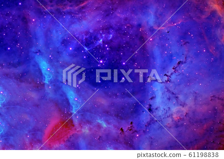 Beautiful, deep space. In pink and blue 61198838