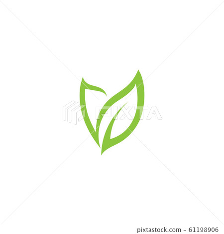 Green leaf ecology nature element vector - Stock Illustration [61198906 ...