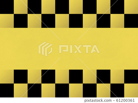 Background: Checkered pattern Japanese pattern celebration ornate material texture event mud wall gold black 61200361