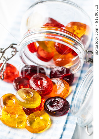 Sweet colorful candies. Sweet colorful candies. 61200512