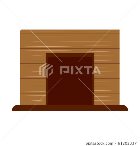 Isolated dog house. Pet house 61202337