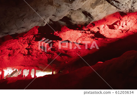 Colorful Underground Cave Rock Formations 61203634