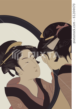 Utamaro Kitagawa / Sugatami Shichinin Makeup 61204470