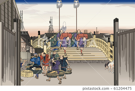 東海道五十三個站/日本橋 61204475