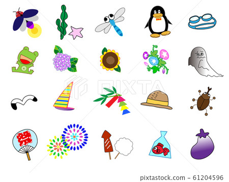 Summer icons 61204596