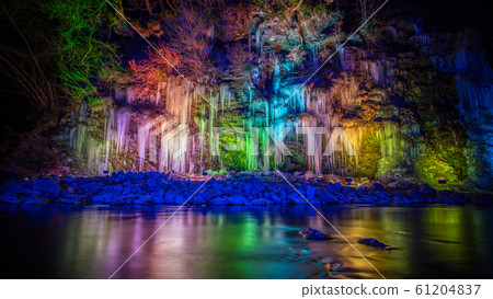 Ice pillar of Chichibu thirty hammer Ice pillar of Chichibu thirty hammer 61204837