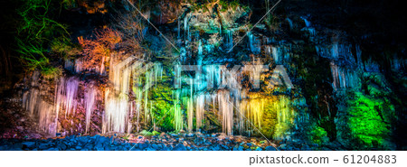 Ice pillar of Chichibu thirty hammer 61204883