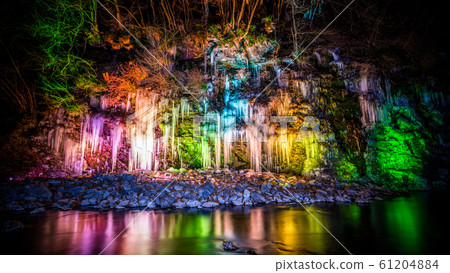 Ice pillar of Chichibu thirty hammer 61204884