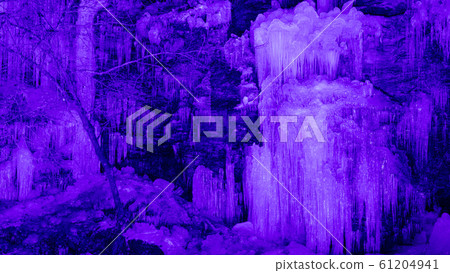 Ice pillar of Chichibu thirty hammer Ice pillar of Chichibu thirty hammer 61204941