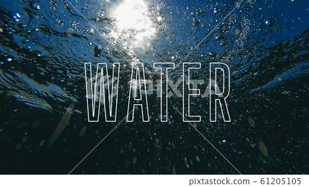 concept of clean water. Underwater background with air bubbles concept of clean water. Underwater background with air bubbles 61205105