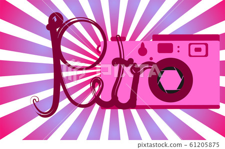 Pink, old, retro, vintage, antique, hipster  61205875