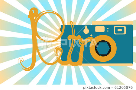 Blue, old, retro, vintage, antique, hipster  61205876