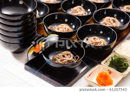 岩手盛岡市地方菜灣子蕎麥麵材料圖片 61207543