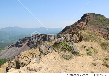 Mountain climbing Mt. Bandai in Fukushima prefecture 61207887