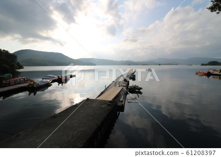 Lake Hinohara on Urabandai in Fukushima Prefecture Lake Hinohara on Urabandai in Fukushima Prefecture 61208397