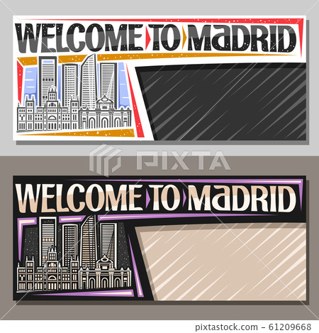 Vector layouts for Madrid 61209668
