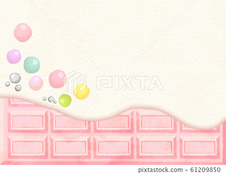 Chocolate cream background material 61209850