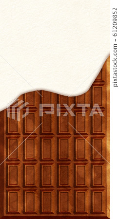 Chocolate cream background material 61209852