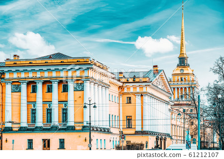 Admiralty building near Senate Square. Saint 61212107