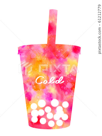 Tapioca drink silhouette 61212779