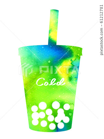 Tapioca drink silhouette 61212781
