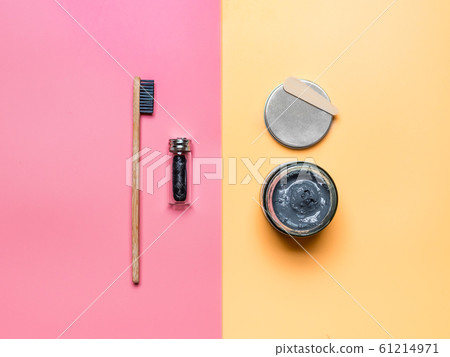 Zero waste dental care concept, copy space Zero waste dental care concept, copy space 61214971