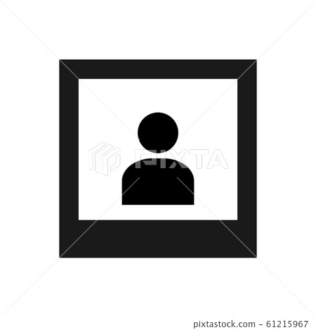 Polaroid icon vector isolate on white background for graphic design, logo, web site, social media, mobile app, ui illustration 61215967