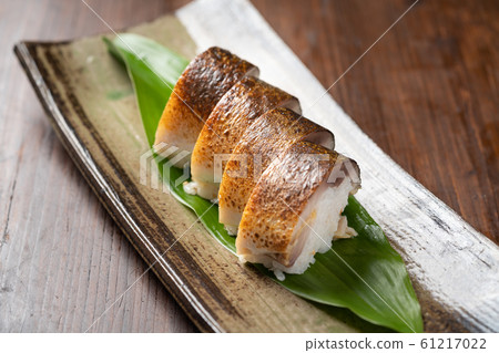 Broiled mackerel stick sushi Broiled mackerel stick sushi 61217022