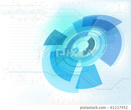 Abstract blue technical background Abstract blue technical background 61217452