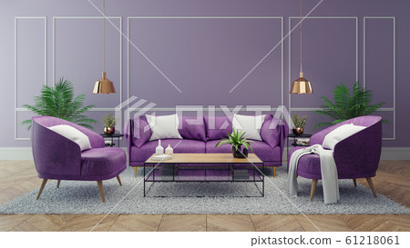 Luxury Modern Interior Of Living Room Stock Illustration 61218061 Pixta