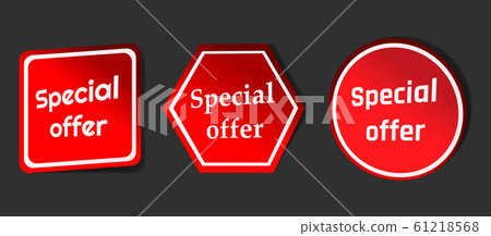 Special Offer, sale tag Special Offer, sale tag 61218568