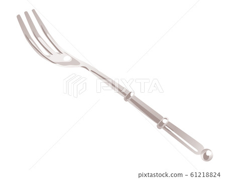 Silver fork illustration - Stock Illustration [61218824] - PIXTA