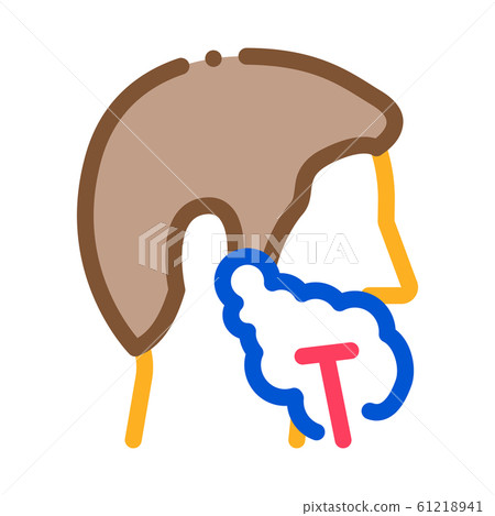 Man Shaving With Razor Icon Outline Illustration Man Shaving With Razor Icon Outline Illustration 61218941