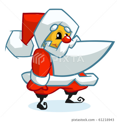 Christmas cartoon of Santa Claus. Vector illustration Christmas cartoon of Santa Claus. Vector illustration 61218943