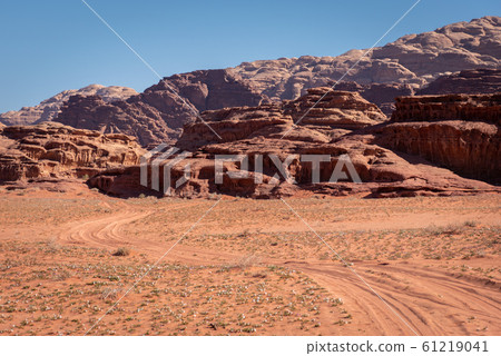 Rocks in Wadi Rum desert, Jordan, Middle East 61219041
