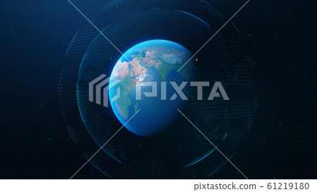 Global network connection. Concept background with planet Earth. Internet and technology. Blue background. 3d rendering of planet Earth, elements from NASA Global network connection. Concept background with planet Earth. Internet and technology. Blue background. 3d rendering of planet Earth, elements from NASA 61219180