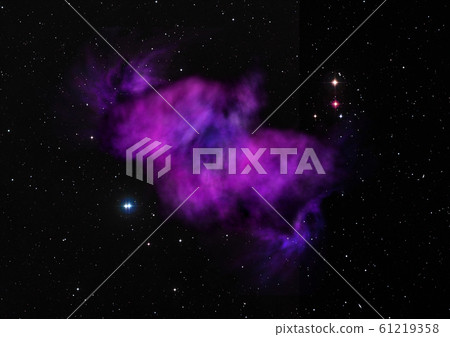 Small part of an infinite star field. 3D rendering Small part of an infinite star field. 3D rendering 61219358