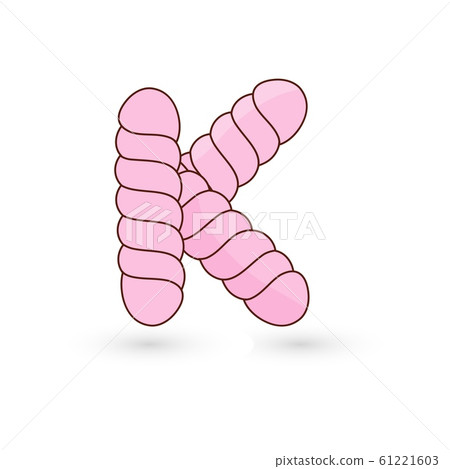 Letter K. Isolated. Vector illustration Letter K. Isolated. Vector illustration 61221603